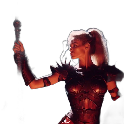 sword, weapon, staff, concept art, comic book art, fantasy art, 3d render, fire transparent PNG cut-out
