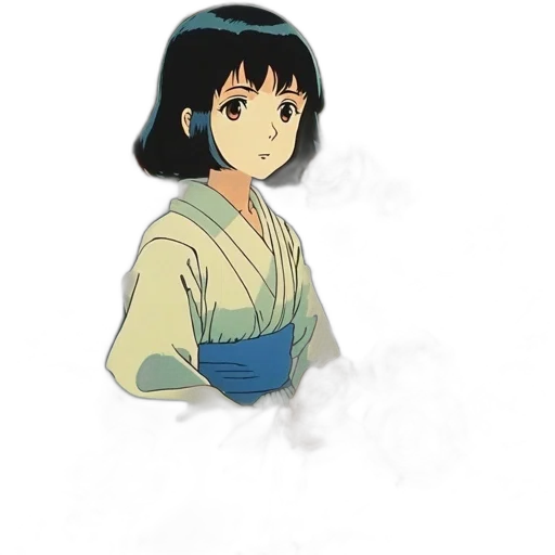staff, dress, flower, face, anime, pixel art, concept art, watercolor transparent PNG cut-out