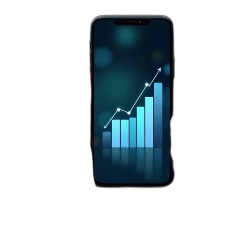 hand, holds, smart, phone transparent PNG cut-out