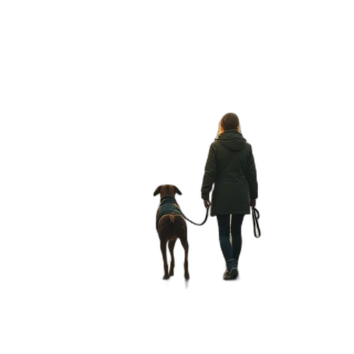 animal, jacket, staff, pixel art transparent PNG cut-out