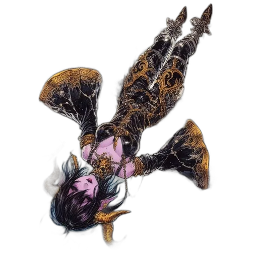 dragon, creature, animal, hair, concept art, fantasy art, watercolor, photorealistic transparent PNG cut-out