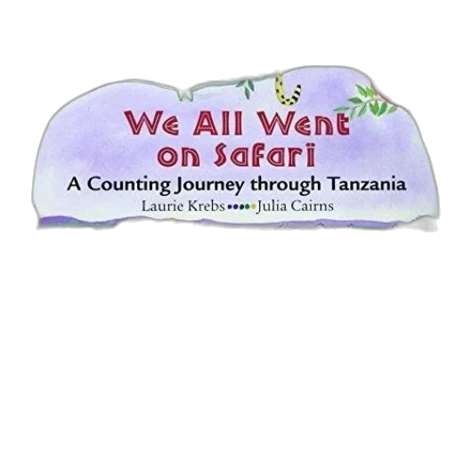 colorful, book, cover, titled, all, went, safari, counting transparent PNG cut-out
