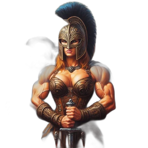sword, weapon, fantasy art, comic book art, concept art, pixel art, warrior, woman transparent PNG cut-out