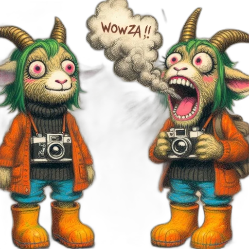 mask, jacket, concept art, 3d render, fantasy art, cartoon, two, anthropomorphic transparent PNG cut-out