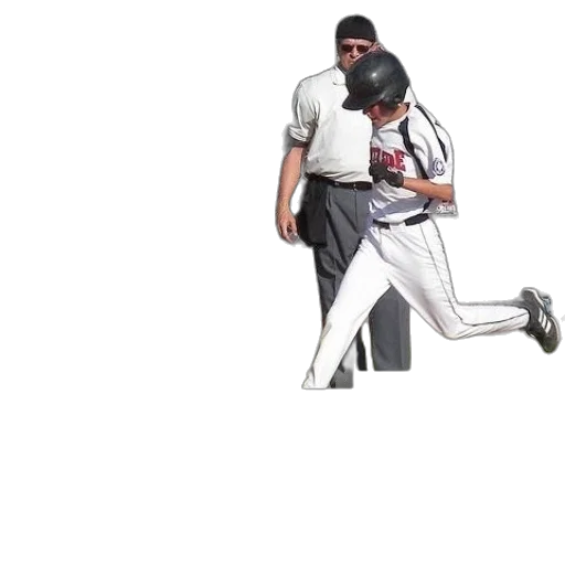staff, concept art, pixel art, baseball, player, white, kicks, his transparent PNG cut-out