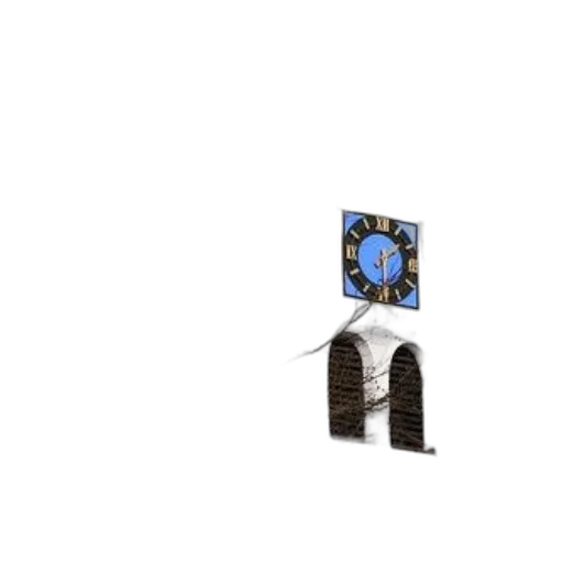 building, sword, umbrella, crown, pixel art, 3d render, concept art, photorealistic transparent PNG cut-out