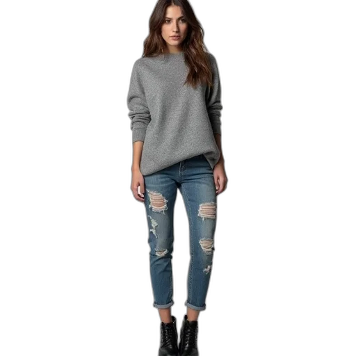 jacket, dark, monochrome, earth tones, blue, grey, oversize, sweater transparent PNG cut-out