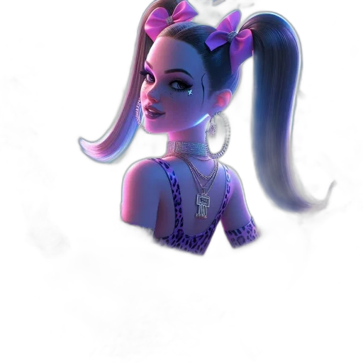 jewelry, crown, staff, dress, concept art, 3d render, fantasy art, cartoon transparent PNG cut-out
