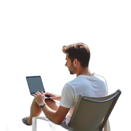 furniture, staff, 3d render, photorealistic, concept art, pixel art, young, man transparent PNG cut-out