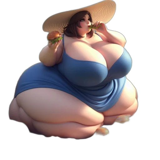 dress, food, hat, umbrella, concept art, 3d render, photorealistic, fantasy art transparent PNG cut-out