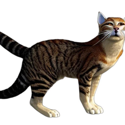 animal, staff, creature, 3d render transparent PNG cut-out