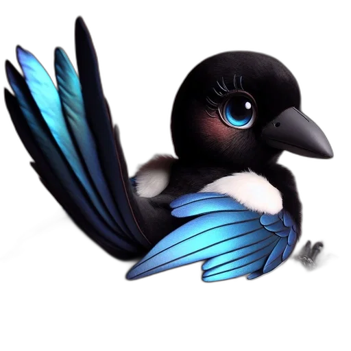 animal, staff, fantasy art, 3d render, concept art, pixel art, dark, monochrome transparent PNG cut-out