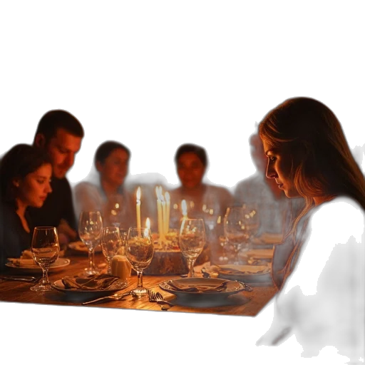 staff, food, fire, night transparent PNG cut-out