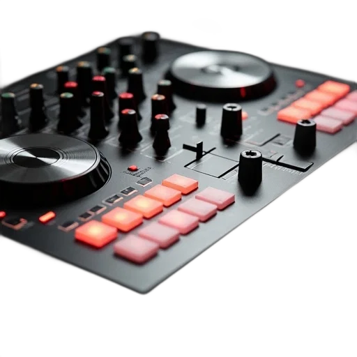 3d render, close-up, view, mixer, black, white, color, scheme transparent PNG cut-out
