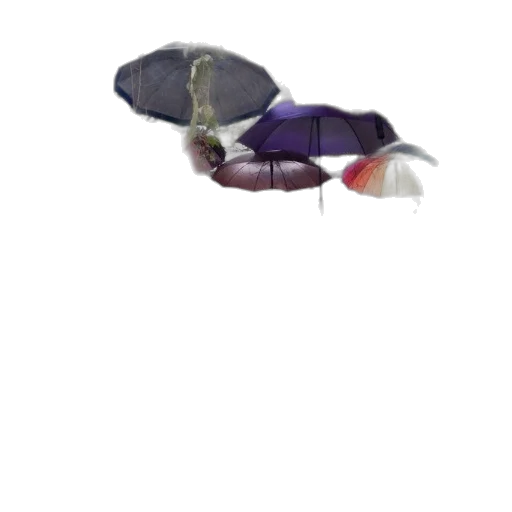 hat, shoes, umbrella, mask, 3d render, photorealistic, concept art, pixel art transparent PNG cut-out