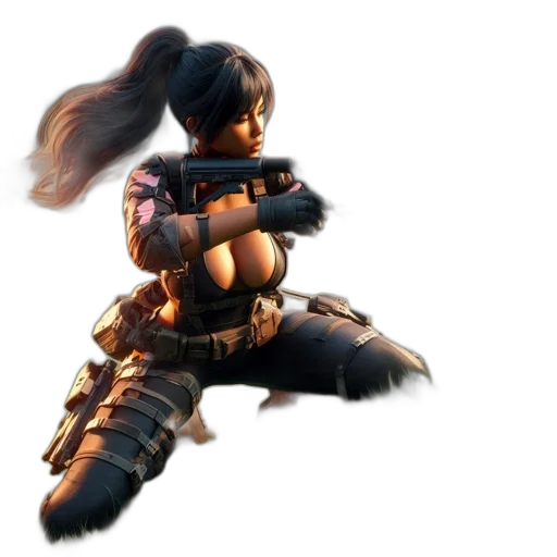 weapon, staff, concept art, 3d render, fantasy art, cyberpunk, war-torn, landscape transparent PNG cut-out