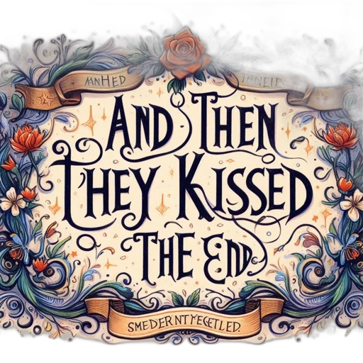 intricately, illustrated, piece, features, central, quote, then, kissed transparent PNG cut-out