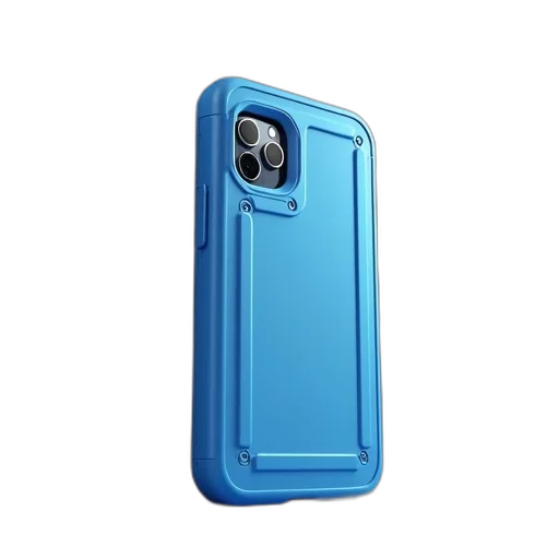 3d render, blue, htce, view transparent PNG cut-out