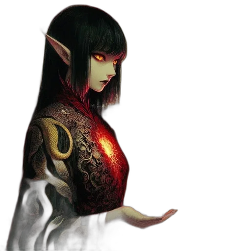 mask, face, dragon, dress, fantasy art, concept art, photorealistic, pixel art transparent PNG cut-out