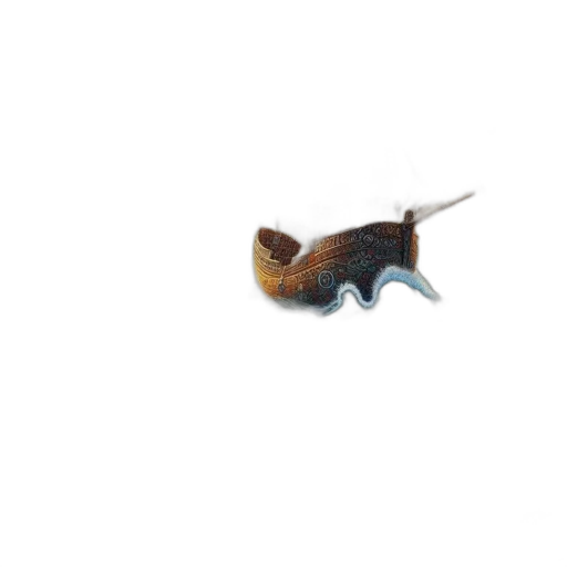 dragon, animal, creature, staff, 3d render, photorealistic, concept art, watercolor transparent PNG cut-out