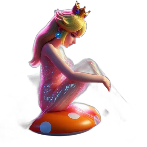 crown, dress, concept art, 3d render, fantasy art, photorealistic, princess, dressed transparent PNG cut-out