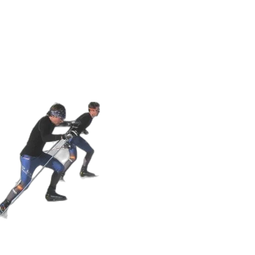 weapon, concept art, 3d render, pixel art, anime, group, skiers, race transparent PNG cut-out