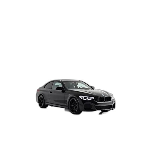 car, weapon, 3d render, photorealistic, concept art, black, bmw, parked transparent PNG cut-out