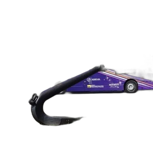 car, weapon, hair, shoes, 3d render, purple, double-decker, bus transparent PNG cut-out