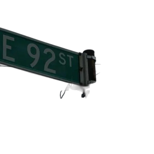weapon, 3d render, concept art, city street, street, signs, bayview transparent PNG cut-out