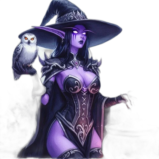 staff, dress, hat, mask, fantasy art, concept art, pixel art, comic book art transparent PNG cut-out