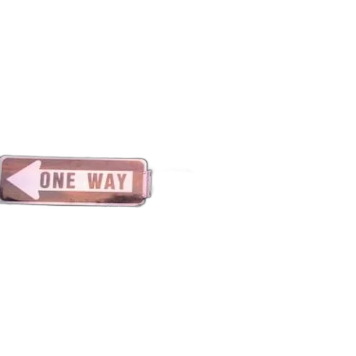 concept art, 3d render, two, one, way, signs, wooden, pole transparent PNG cut-out