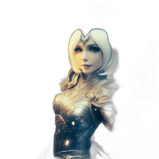 staff, mask, dress, face, fantasy art, concept art, comic book art, 3d render transparent PNG cut-out
