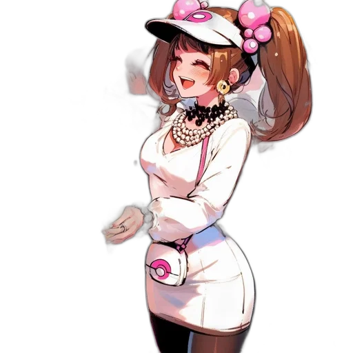 staff, hat, dress, weapon, anime, concept art, pixel art, cartoon transparent PNG cut-out