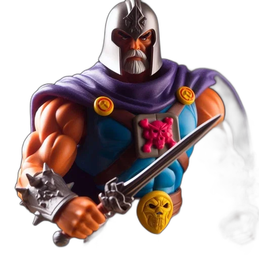mask, sword, weapon, robot, concept art, 3d render, fantasy art, comic book art transparent PNG cut-out