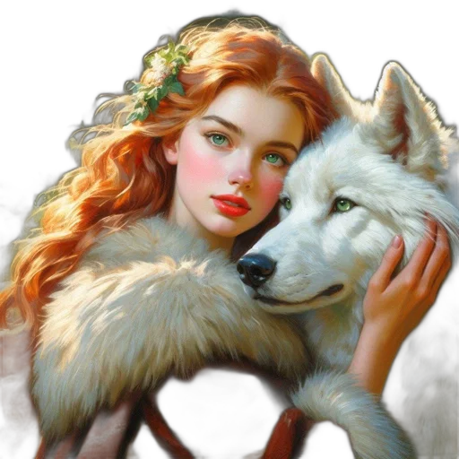 jewelry, animal, creature, face, fantasy art, oil painting, photorealistic, concept art transparent PNG cut-out