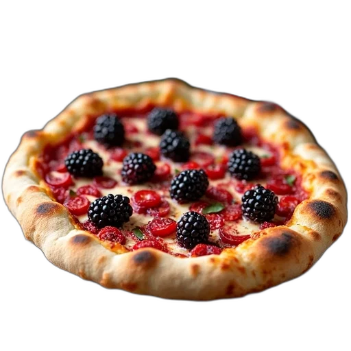 food, crown, 3d render, photorealistic, rustic, italian, pizza, topped transparent PNG cut-out