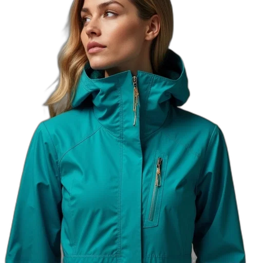jacket, green, neon, blue transparent PNG cut-out