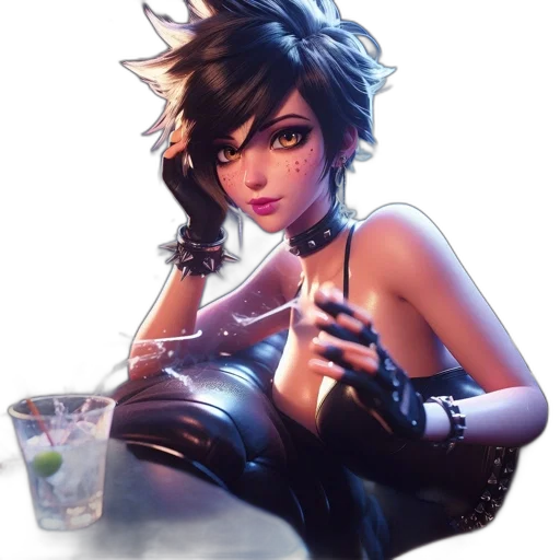 weapon, jewelry, cyberpunk, concept art, fantasy art, anime, neon lights, dark transparent PNG cut-out