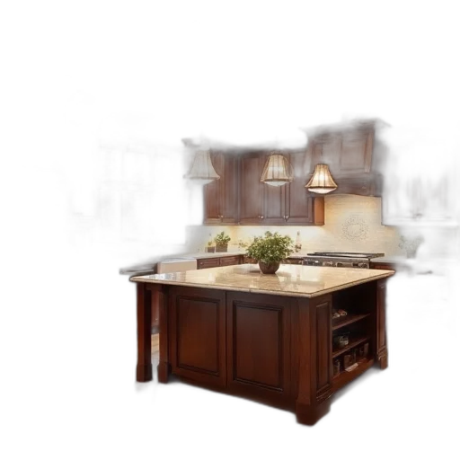 furniture, photorealistic, 3d render, watercolor transparent PNG cut-out