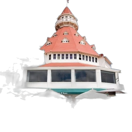 building, crown, 3d render, photorealistic, concept art, watercolor, fog, bustling transparent PNG cut-out