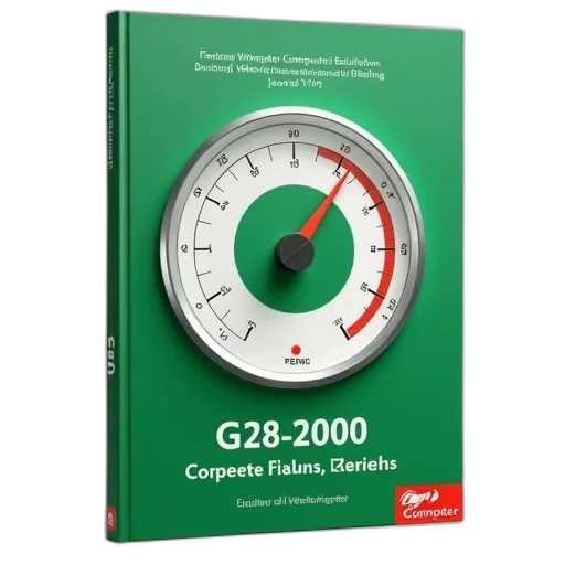 green, book, cover, large, white, gauge, center, displaying transparent PNG cut-out