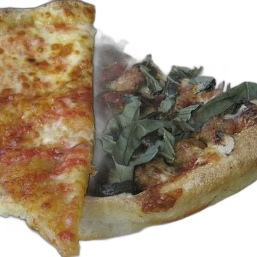 food, weapon, 3d render, photorealistic, slice, cheese, pizza, next transparent PNG cut-out