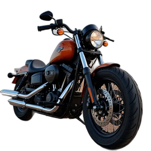 photorealistic, 3d render, 2007, harley transparent PNG cut-out