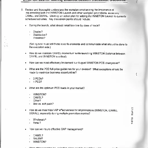 document, titled, winston, launch, meeting, breakout, session, discussion transparent PNG cut-out