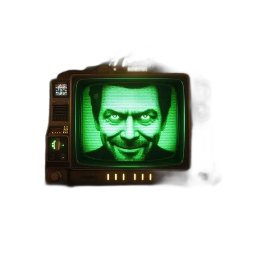 mask, robot, face, pixel art, concept art, comic book art, 3d render, green transparent PNG cut-out