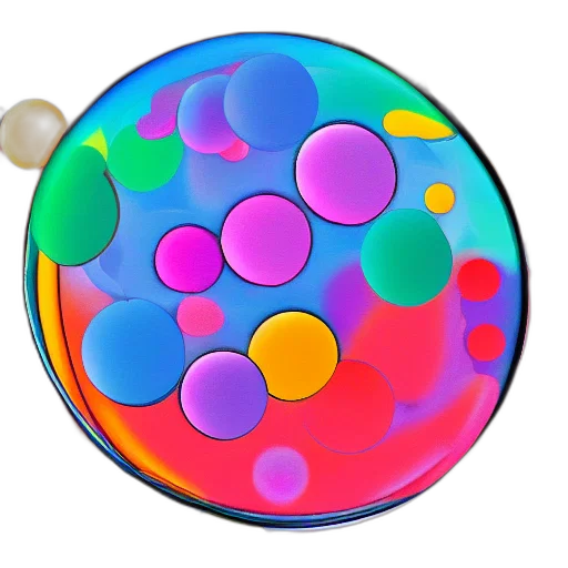 jewelry, umbrella, food, 3d render, photorealistic, colorful, neon, pastel transparent PNG cut-out