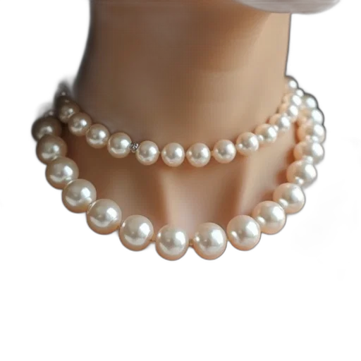 jewelry, crown, dress, 3d render, photorealistic, pearl, choke, necklace transparent PNG cut-out