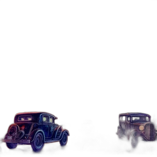 car, robot, concept art, pixel art, watercolor, photorealistic, fog, rain transparent PNG cut-out
