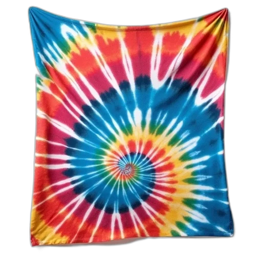 umbrella, colorful, tie-dye, fabric, swirling, pattern, shades, blue transparent PNG cut-out