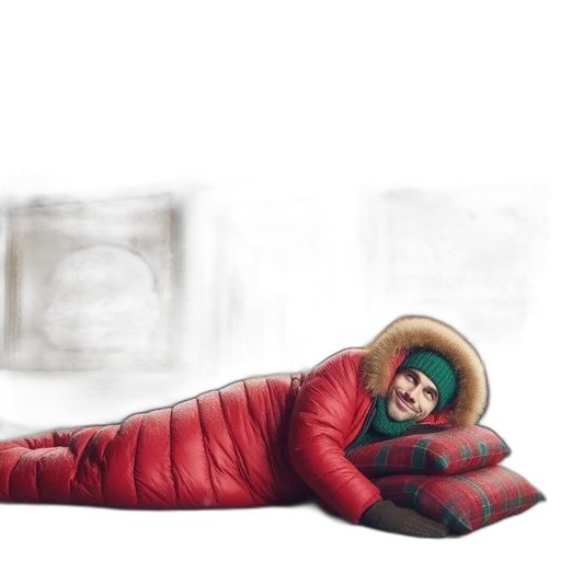 jacket, creature, robot, concept art, watercolor, photorealistic, pixel art, snow transparent PNG cut-out
